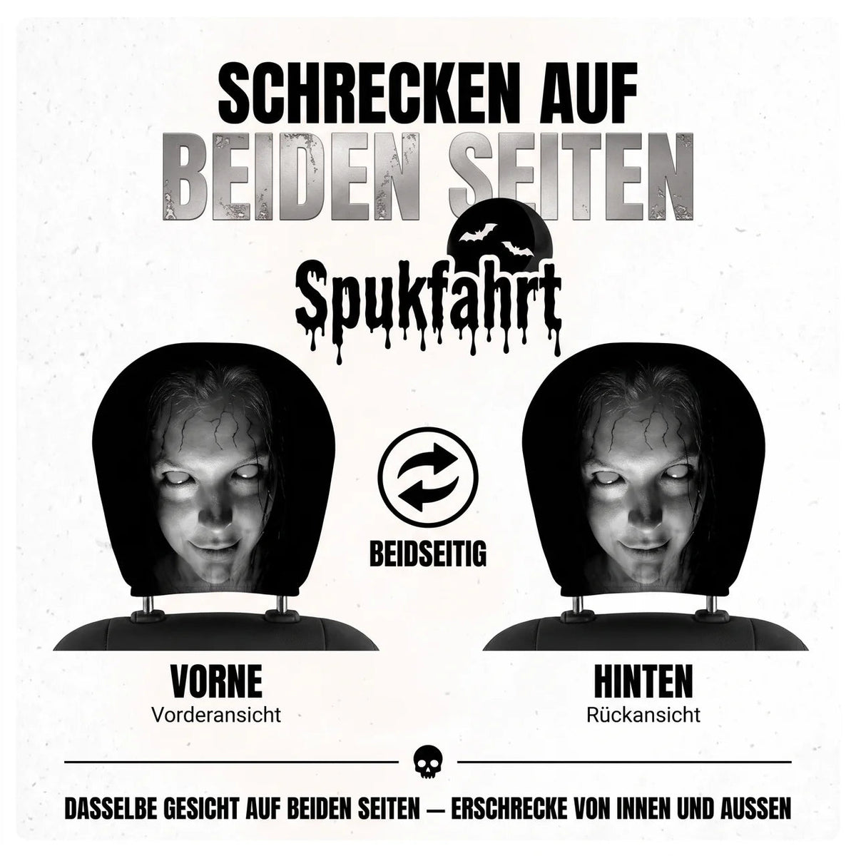 SpukFahrt™ Kopfstützenbezüge